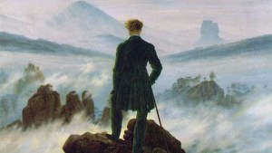 Viandante sul mare di nebbia – Caspar David Friedrich – pt