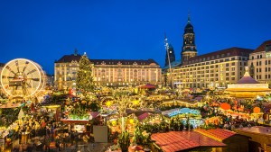 O Striezelmark, mercado de Natal em Dresden